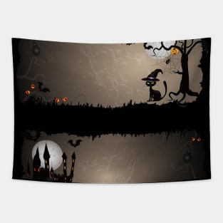 Horror happy halloween scary Tapestry