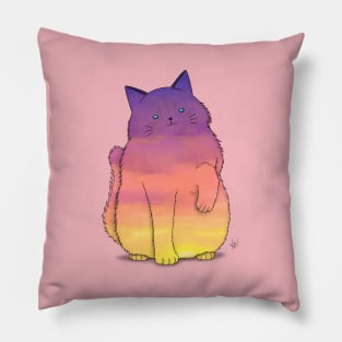 Sunset Ragdoll Cat Pillow