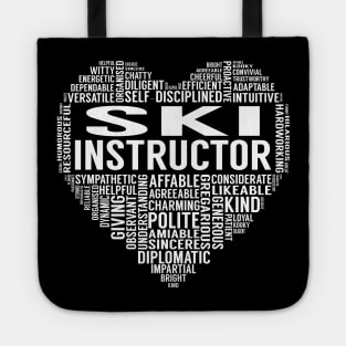 Ski Instructor Heart Tote