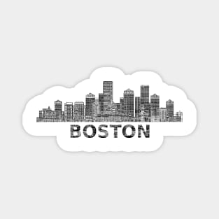 Boston - World Cities Series by 9BH Magnet