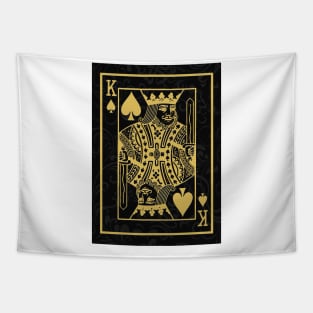 Dark King of Spades Tapestry