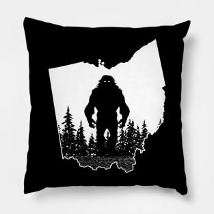 Ohio Bigfoot Sasquatch Pillow