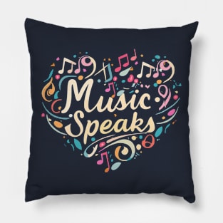 music speaks Pillow