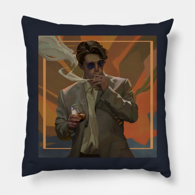 Disco Elysium Pillow by ygxyz