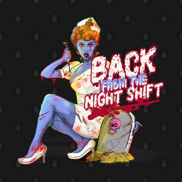 Possessed Night Shift Zombie Nurse by Trendy Black Sheep