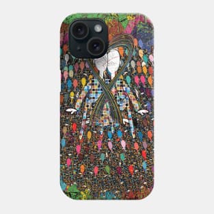 romantic couple Modern Art Abstract Phone Case