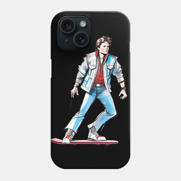 Marty McFly Part 2 Phone Case by Buff Geeks Art
