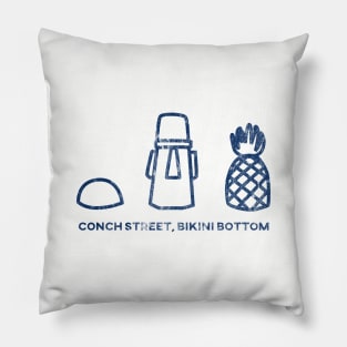 vintage Visit Conch Street, BB City Pillow