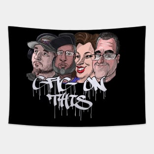 Gag On This Podcast Hosts w/ Lettering Tapestry