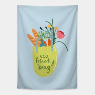 Reusable bag with purchases Tapestry