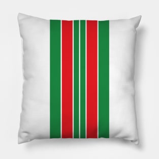 Lancia Stratos / Fiat rally stripes Pillow