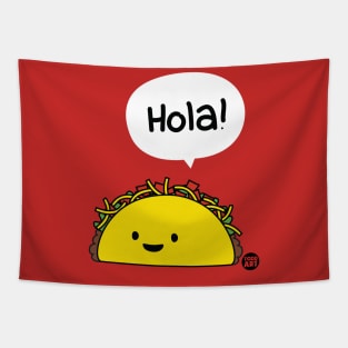 HOLA TACO Tapestry