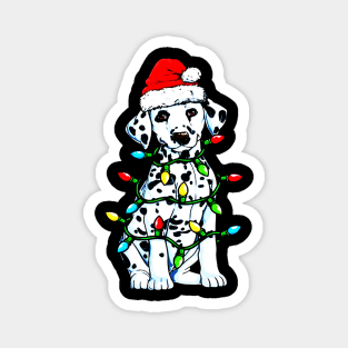 Dalmatian Christmas Tree Magnet