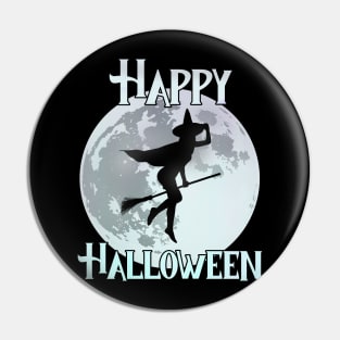 Happy Halloween - The Flying Witch Pin