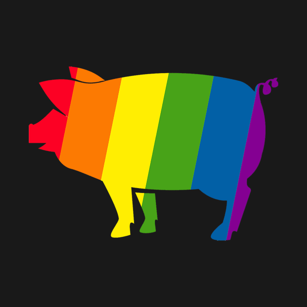 Rainbow Pig Pride by SNAustralia