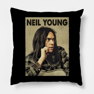 Graphic Young Music Pillow