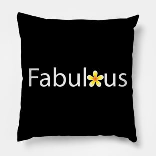 Fabulous artistic typography design Pillow