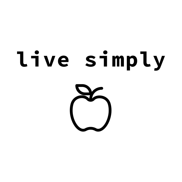 live simply by sloganeerer