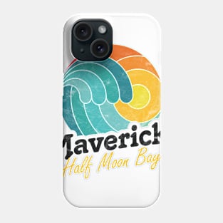 Mavericks California Surfing Surf Sunset Wave Phone Case