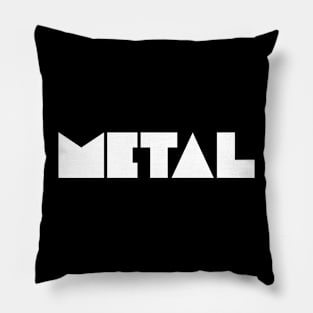 Metal logo design Pillow