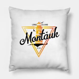 Retro LI Montauk Pillow