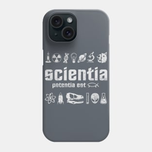 Scientia Potentia Est - "Knowledge is Power" Phone Case