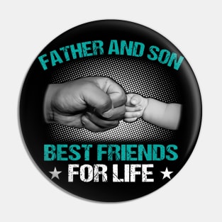 Dad And Son Quote Father Son Matching Pin