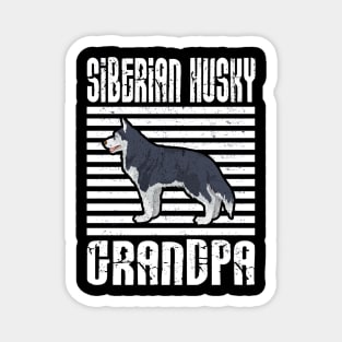 Siberian Husky Grandpa Proud Dogs Magnet