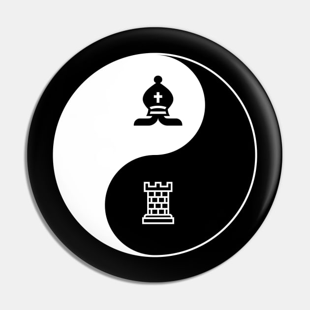 Bishop-Rook Yin Yang Pin by Designs_by_Tom