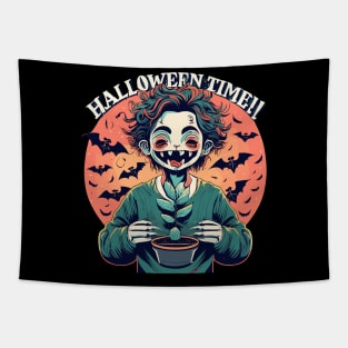 Halloween time, but its actually happy time! Tapestry