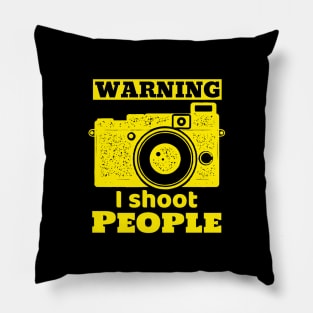 Warning Pillow