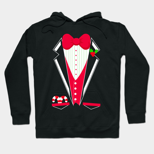 christmas tuxedo hoodie