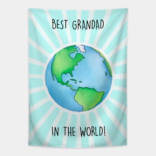 BEST GRANDAD IN THE WORLD Tapestry