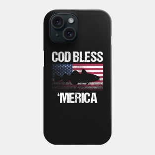 Cod Bless Merica Cod Fish Phone Case