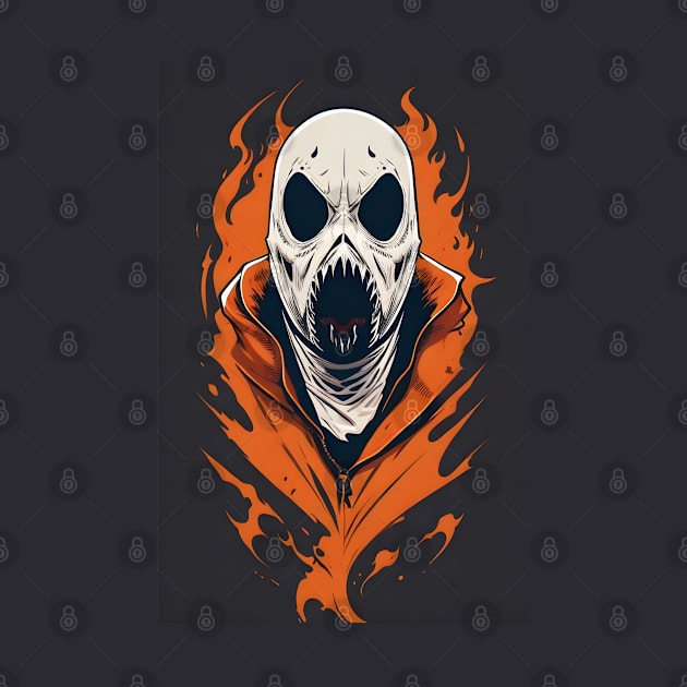 Ghost Face - scary mask by Buff Geeks Art