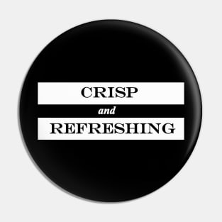 crisp and refreshing Pin