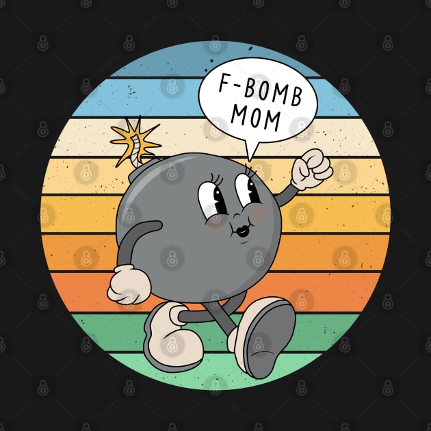 Vintage bomb mascot by valentinahramov