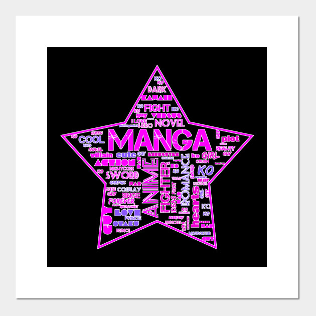 Graphic Star Anime Manga Lovers Japanese Fandom Artistic