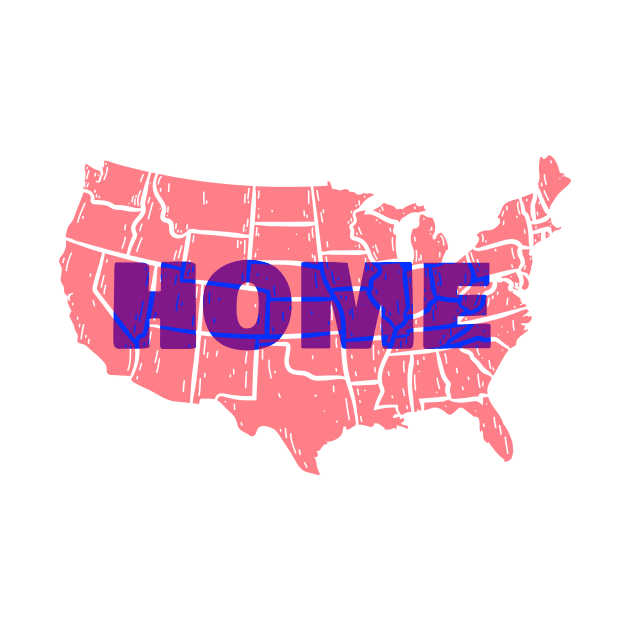 America is Home by Retro Patriot