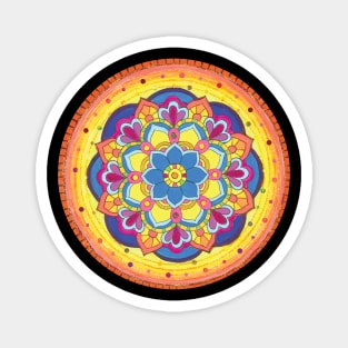 Mandala of Sun Magnet