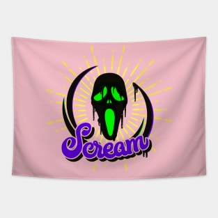 Scream Movie Logo Tapestry