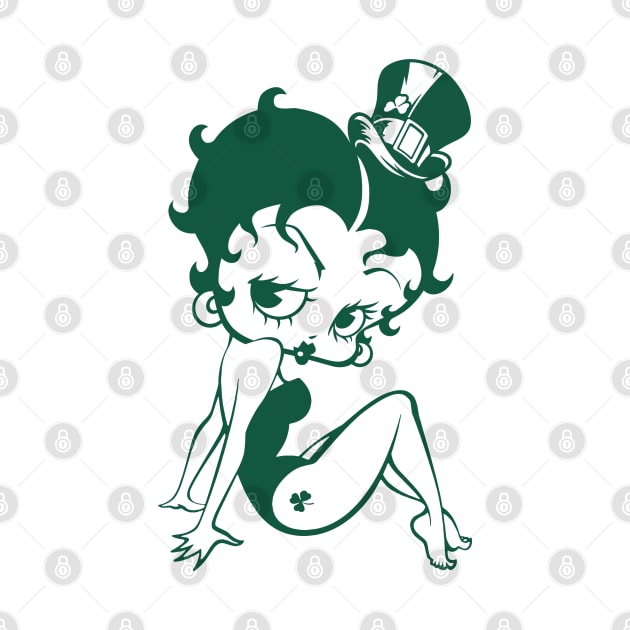 Betty Boop - Saint Patrick's day Irish 2.0 by KERZILLA