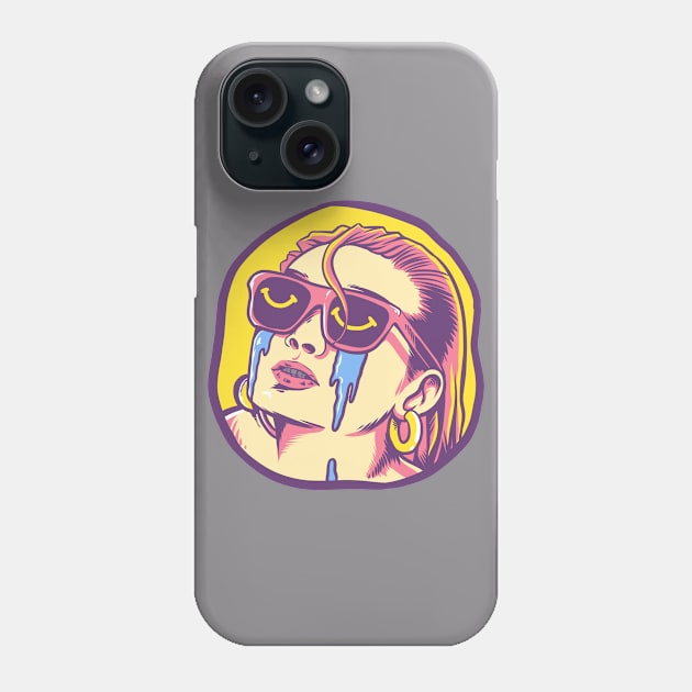 CRY LADY Phone Case by driedsnot