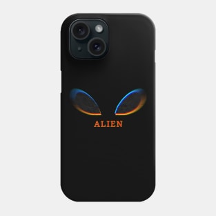 ALIEN glitch eyes Phone Case