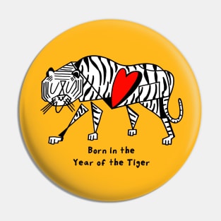 Born in the Year of the Tiger Pin