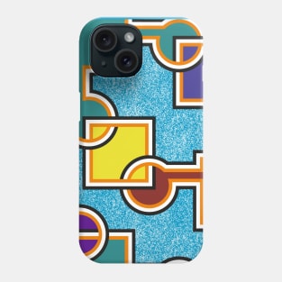 Colorful geometric background Phone Case