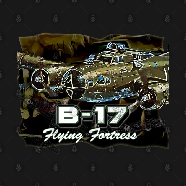 B17 Flying Fortress by aeroloversclothing