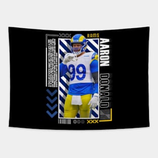 Aaron Donald Paper Poster Version 10 Tapestry