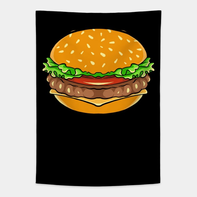 Burger Tapestry by fromherotozero