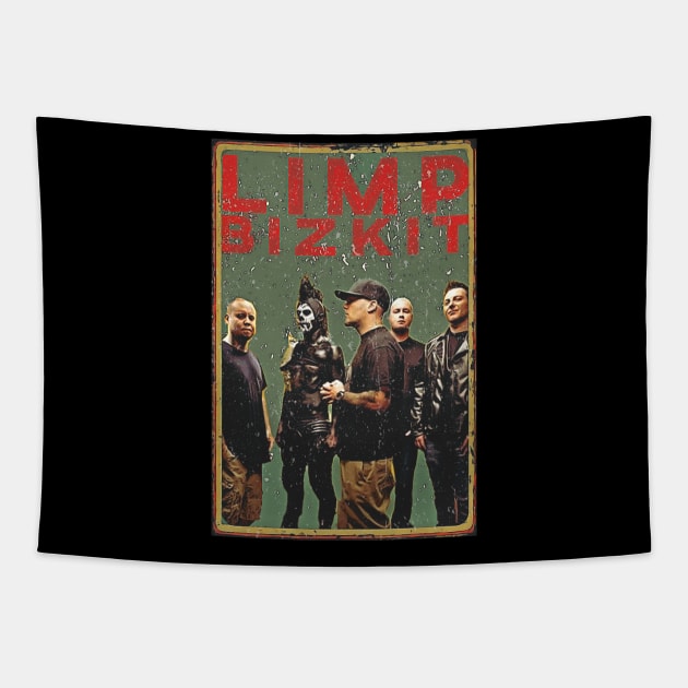 Limp Bizkit | Vintage Rtro Poster Tapestry by elmejikono